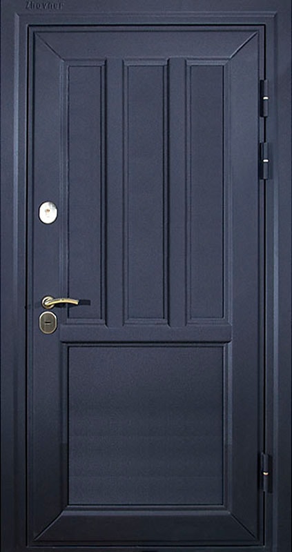 Входная металлическая железная дверь Комфорт-2 фото. Купите по доступной цене