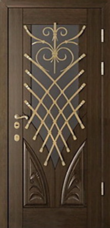 Входная металлическая дверь Модель №19: с влагостойкой плёнкой