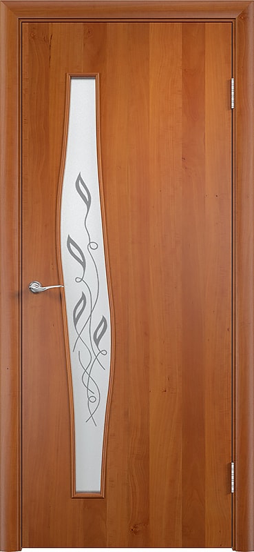 Межкомнатная ламинированная дверь Модель С-10: остеклённая