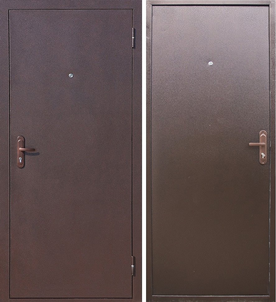 Входная металлическая дверь Стройгост 5/1: металл с обеих сторон