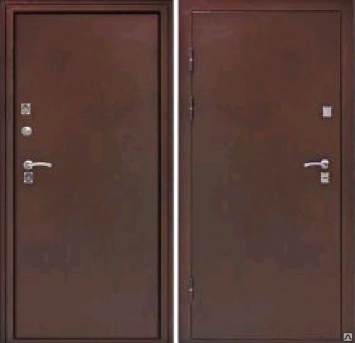 Входная металлическая дверь Стройгост 7/2: металл с обеих сторон
